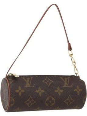 LOUIS VUITTON Monogram Papillon Pouch LV Auth